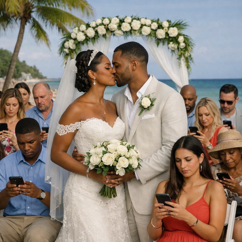 When Phones Steal the Spotlight: “Eyes on the Bride, Not the Phone.” (The Case for Unplugged&nbsp;Weddings)